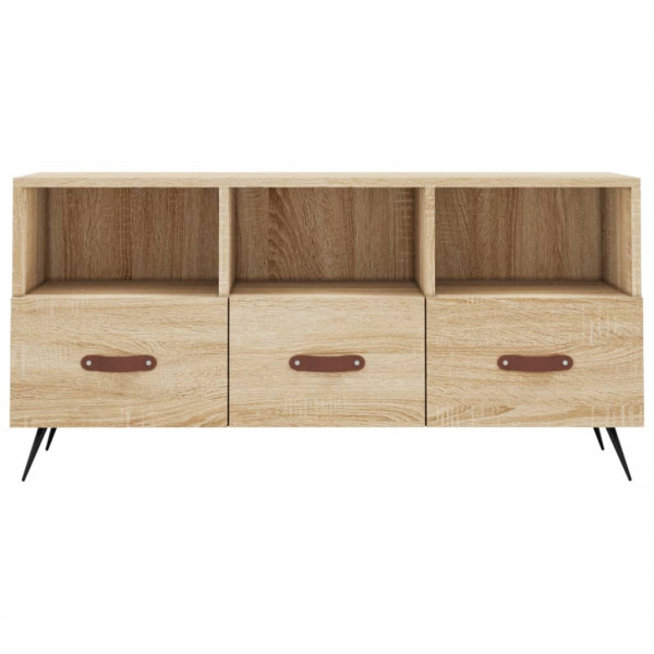 Mueble de TV madera de ingeniería roble Sonoma 102x36x50 cm M 5