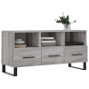 Mueble de TV madera de ingeniería gris Sonoma 102x36x50 cm 3