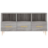 Mueble de TV madera de ingeniería gris Sonoma 102x36x50 cm 5