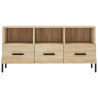 Mueble de TV madera de ingeniería roble Sonoma 102x36x50 cm 5