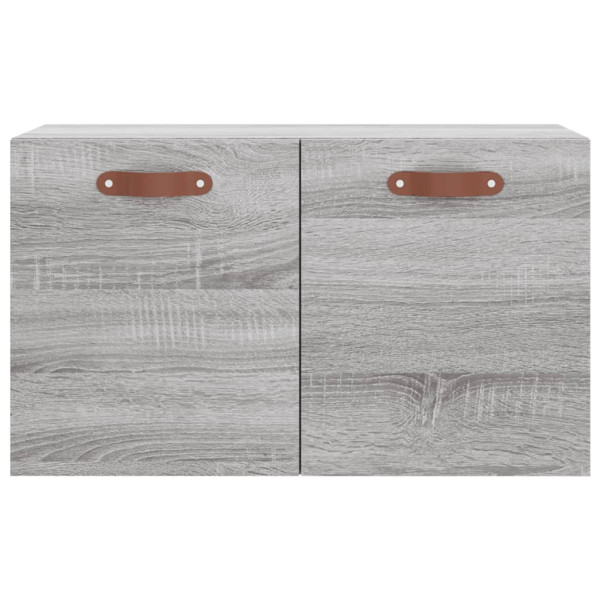Armario de pared madera de ingeniería gris Sonoma 60x36.5x35 cm M 5