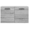 Armario de pared madera de ingeniería gris Sonoma 60x36.5x35 cm 5