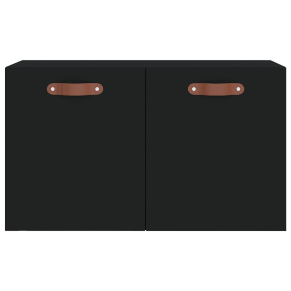 Armario de pared madera de ingeniería negro 60x36.5x35 cm M 5