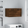 Armario de pared madera ingeniería marrón roble 60x36.5x35 cm 1