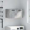 Armario de pared madera ingeniería gris hormigón 60x36.5x35 cm 1