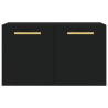Armario de pared madera de ingeniería negro 60x36.5x35 cm 5