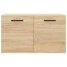 Armario de pared madera ingeniería roble Sonoma 60x36.5x35 cm 5