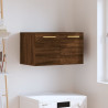 Armario de pared madera ingeniería marrón roble 60x36.5x35 cm 1