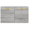 Armario de pared madera de ingeniería gris Sonoma 60x36.5x35 cm 5