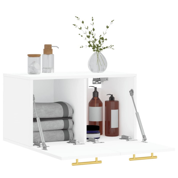 Armario de pared madera de ingeniería blanco 60x36.5x35 cm M 4