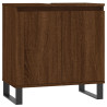 Armario de baño madera de ingeniería marrón roble 58x33x60 cm 2