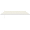 Toldo retráctil aluminio y tela color crema 4x3 m 3