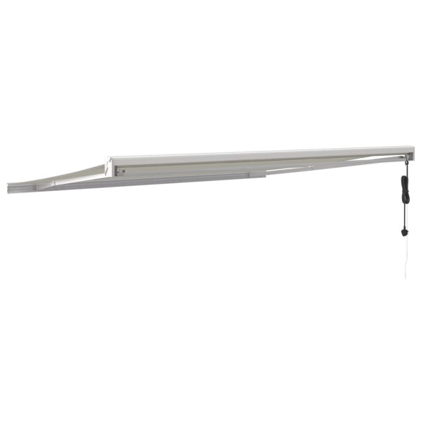 Toldo retrátil 4x3 m tecido e alumínio cor creme M 5