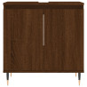 Armario de baño madera de ingeniería marrón roble 58x33x60 cm 4