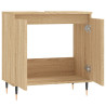 Armario de baño madera de ingeniería roble Sonoma 58x33x60 cm 5