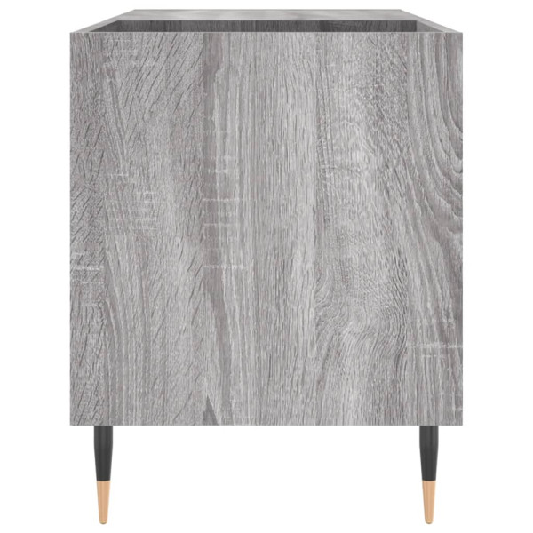 Mueble de discos madera de ingeniería gris Sonoma 85x38x48 cm M 5