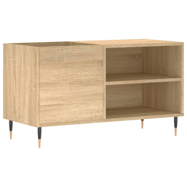 Mueble de discos madera de ingeniería roble Sonoma 85x38x48 cm M 2