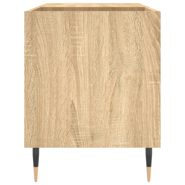 Mueble de discos madera de ingeniería roble Sonoma 85x38x48 cm M 5