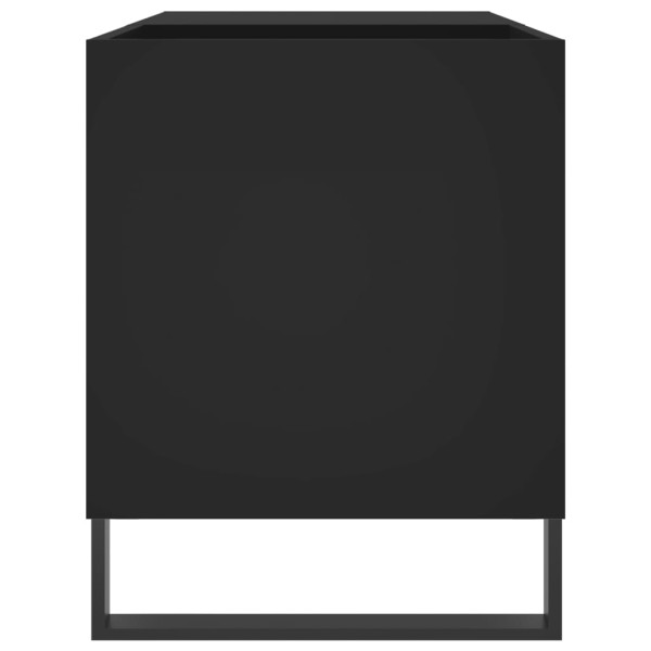 Armário para discos 85x38x48 cm derivados de madeira preto M 5