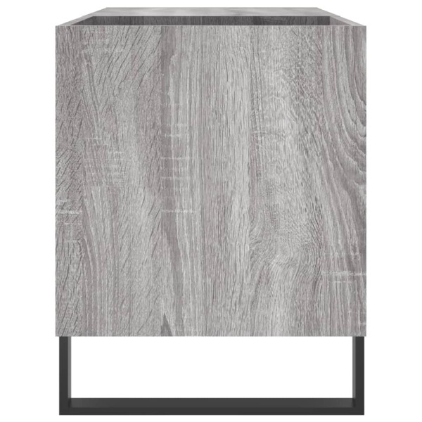 Mueble de discos madera de ingeniería gris Sonoma 85x38x48 cm M 5