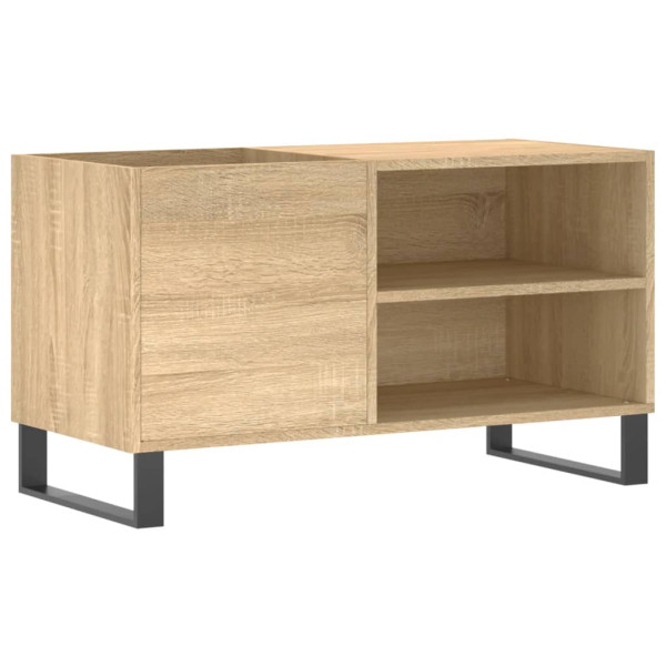 Mueble de discos madera de ingeniería roble Sonoma 85x38x48 cm M 2
