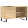 Mueble de discos madera de ingeniería roble Sonoma 85x38x48 cm 2