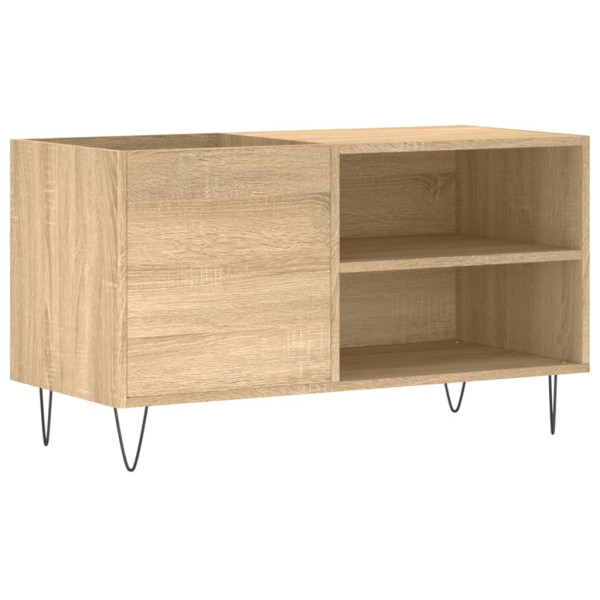 Mueble de discos madera de ingeniería roble Sonoma 85x38x48 cm M 2