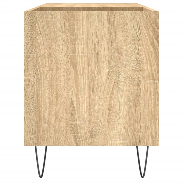 Mueble de discos madera de ingeniería roble Sonoma 85x38x48 cm M 5