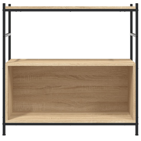 Estantería hierro madera ingeniería roble Sonoma 80x30x78.5 cm M 4