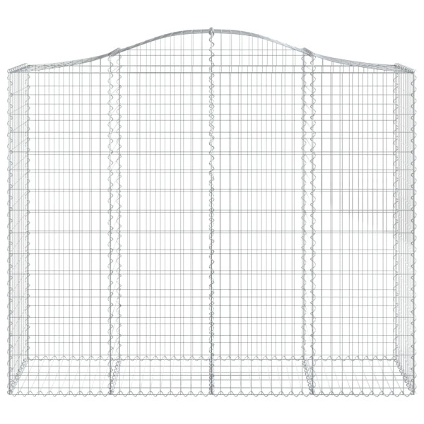 Cestos gabião arqueados 30 pcs 200x50x160/180 ferro galvanizado M 4