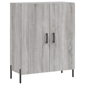 Aparador de madera de ingeniería gris Sonoma 69.5x34x90 cm H