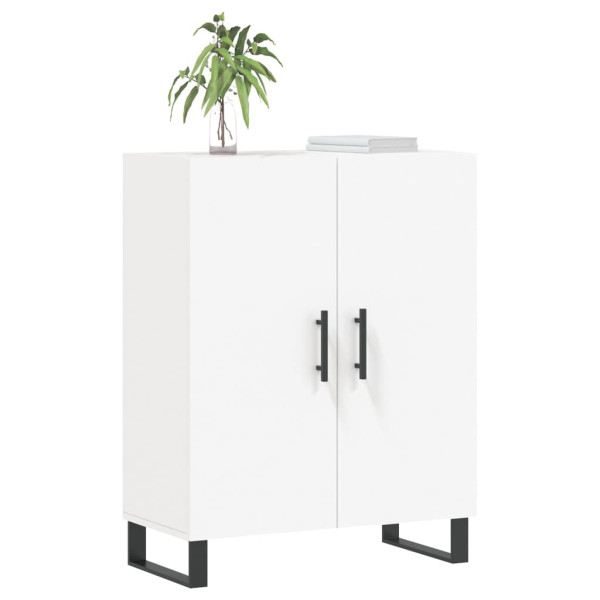 Aparador de madera de ingeniería blanco 69.5x34x90 cm M 3