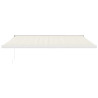 Toldo retrátil 4x3 m tecido e alumínio cor creme 3