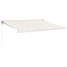 Toldo retrátil 3.5x2.5 m tecido e alumínio cor creme 2