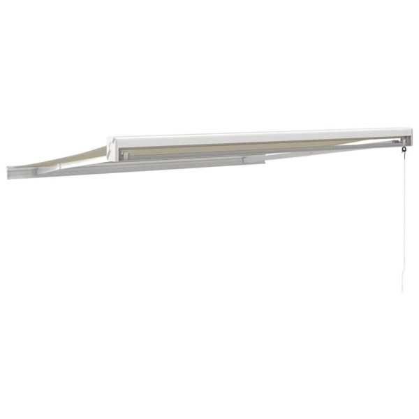 Toldo retrátil 3.5x2.5 m tecido e alumínio cor creme M 5