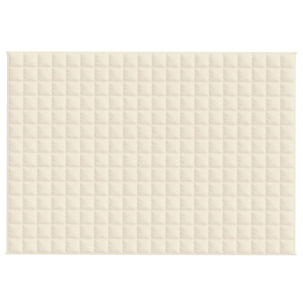 Manta con peso tela color crema claro 137x200 cm 10 kg M 3