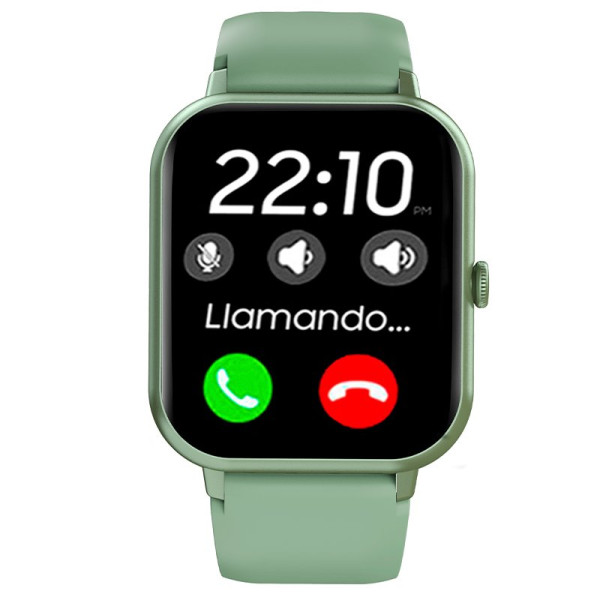 Smartwatch COOL Forest Silicona Verde (Llamadas, Salud, Deporte) D