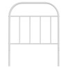Cabecero de metal blanco 75 cm 4