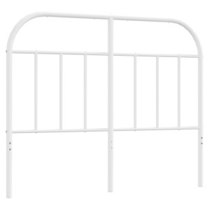 Cabeceira de cama 120 cm metal branco H