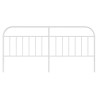 Cabeceira de cama 200 cm metal branco 4