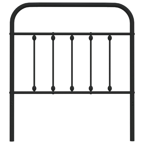 Cabeceira de cama 80 cm metal preto M 4