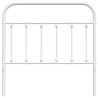 Cabecero de metal blanco 100 cm 4