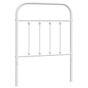 Cabeceira de cama 75 cm metal branco H