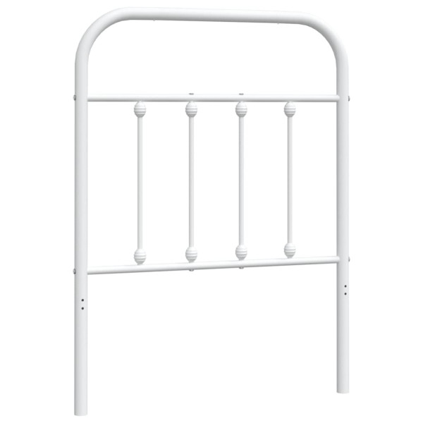 Cabecero de metal blanco 75 cm M 2