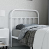 Cabeceira de cama 90 cm metal branco 1