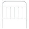 Cabecero de metal blanco 90 cm 4