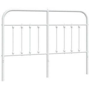 Cabeceira de cama 135 cm metal branco H