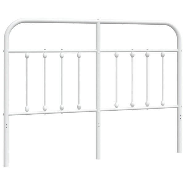 Cabeceira de cama 135 cm metal branco M 2