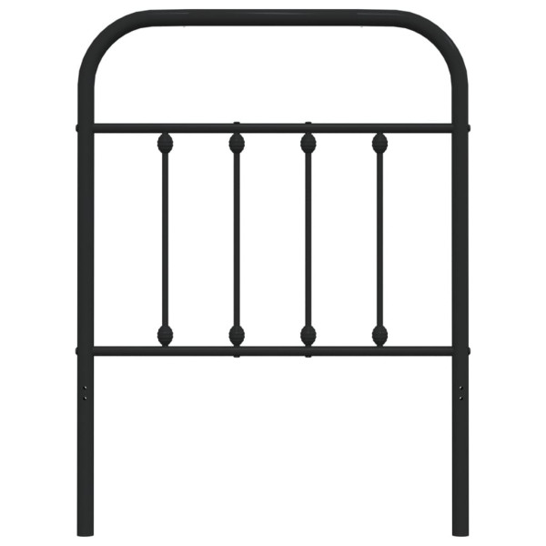 Cabeceira de cama 75 cm metal preto M 4