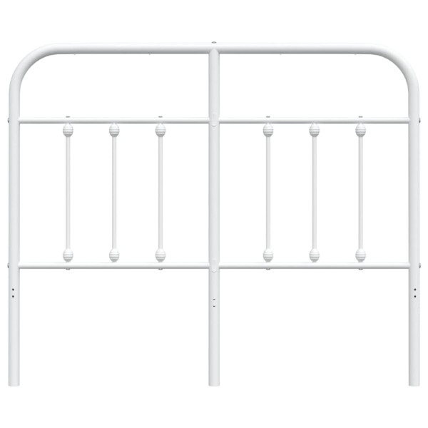 Cabecero de metal blanco 120 cm M 4
